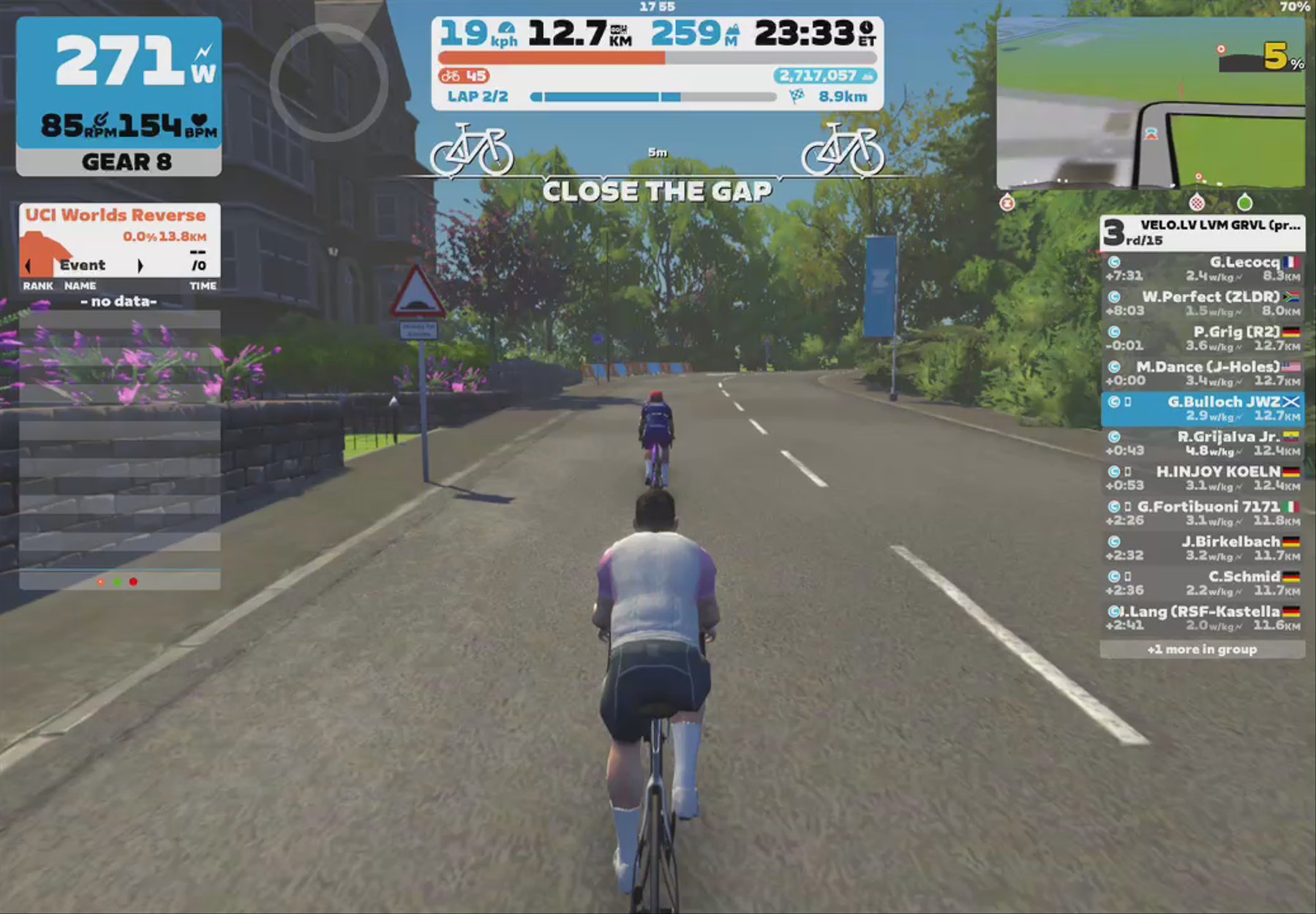 Zwift - Race: VELO.LV LVM GRVL (prep race) (C) on Tour Of Tewit Well in Yorkshire