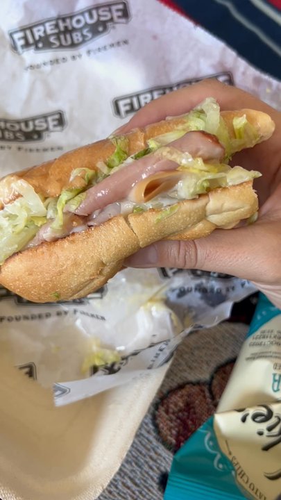 Firehouse Subs - Soggy bread on a toasted sandwich... mind you I have nothing wet on this sandwich? - Sandwiches Near Me - Costa Mesa, California