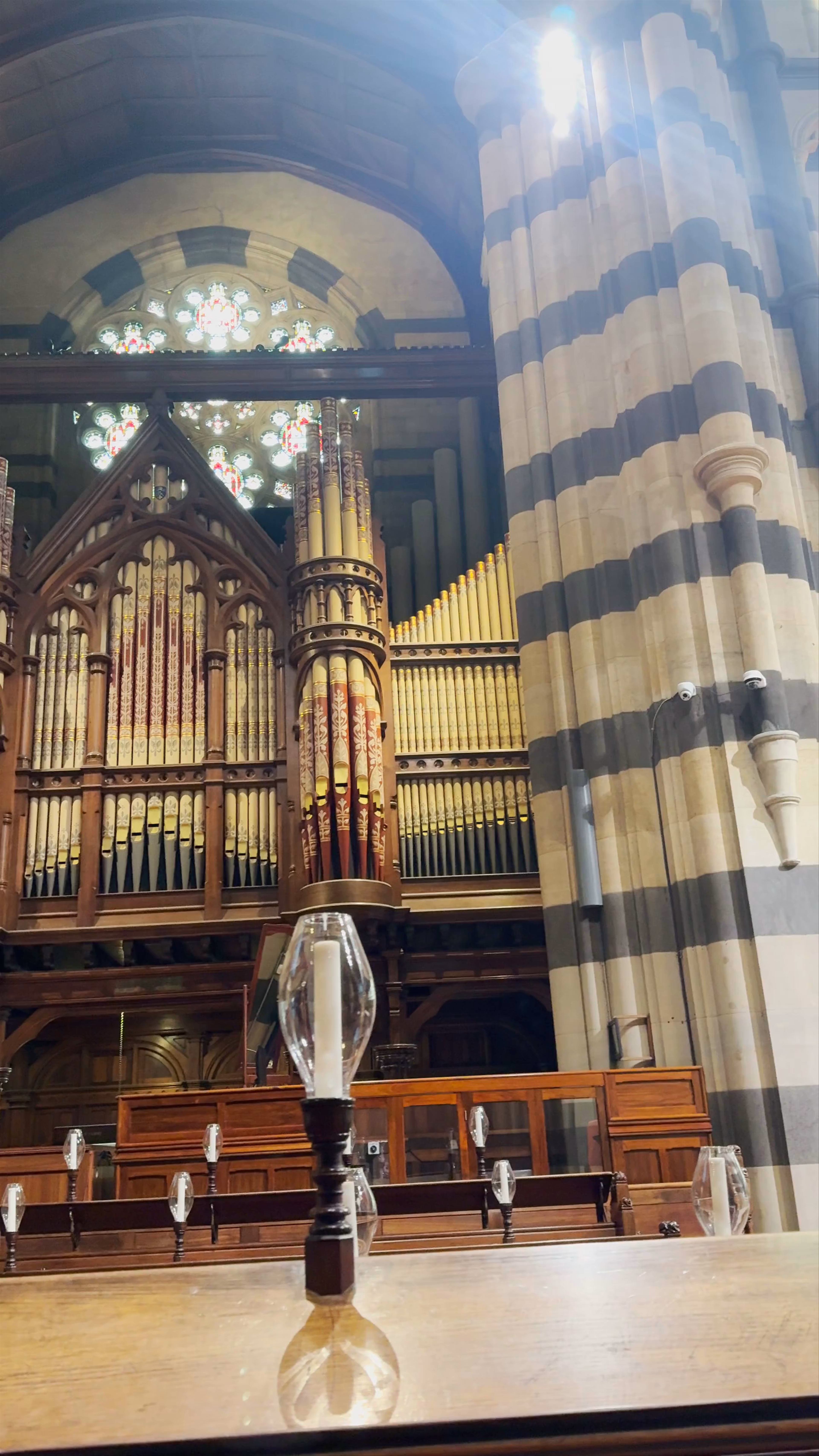 Majestic Stained Glass & Pipe Organ at St Paul's Cathedral, Melbourne