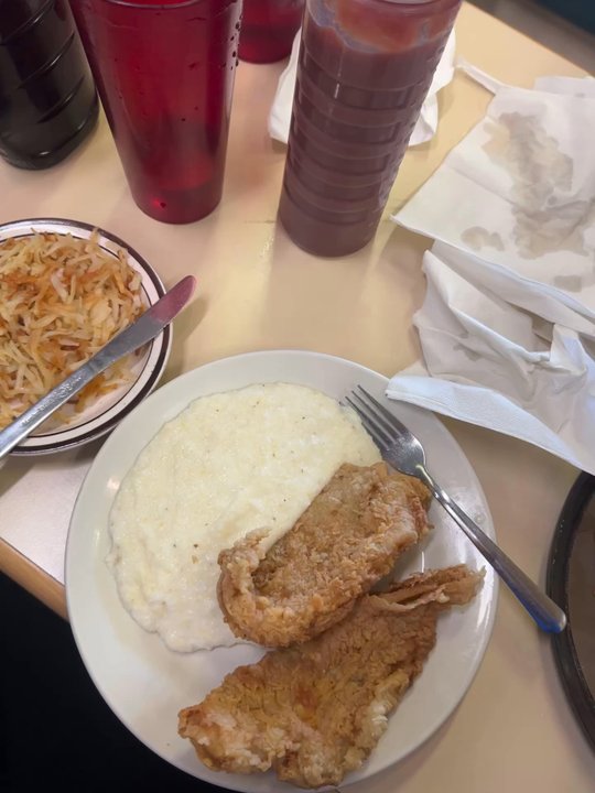The Breakfast Place - catfish and grits, hash browns - Breakfast & Brunch Near Me - Savannah, Georgia