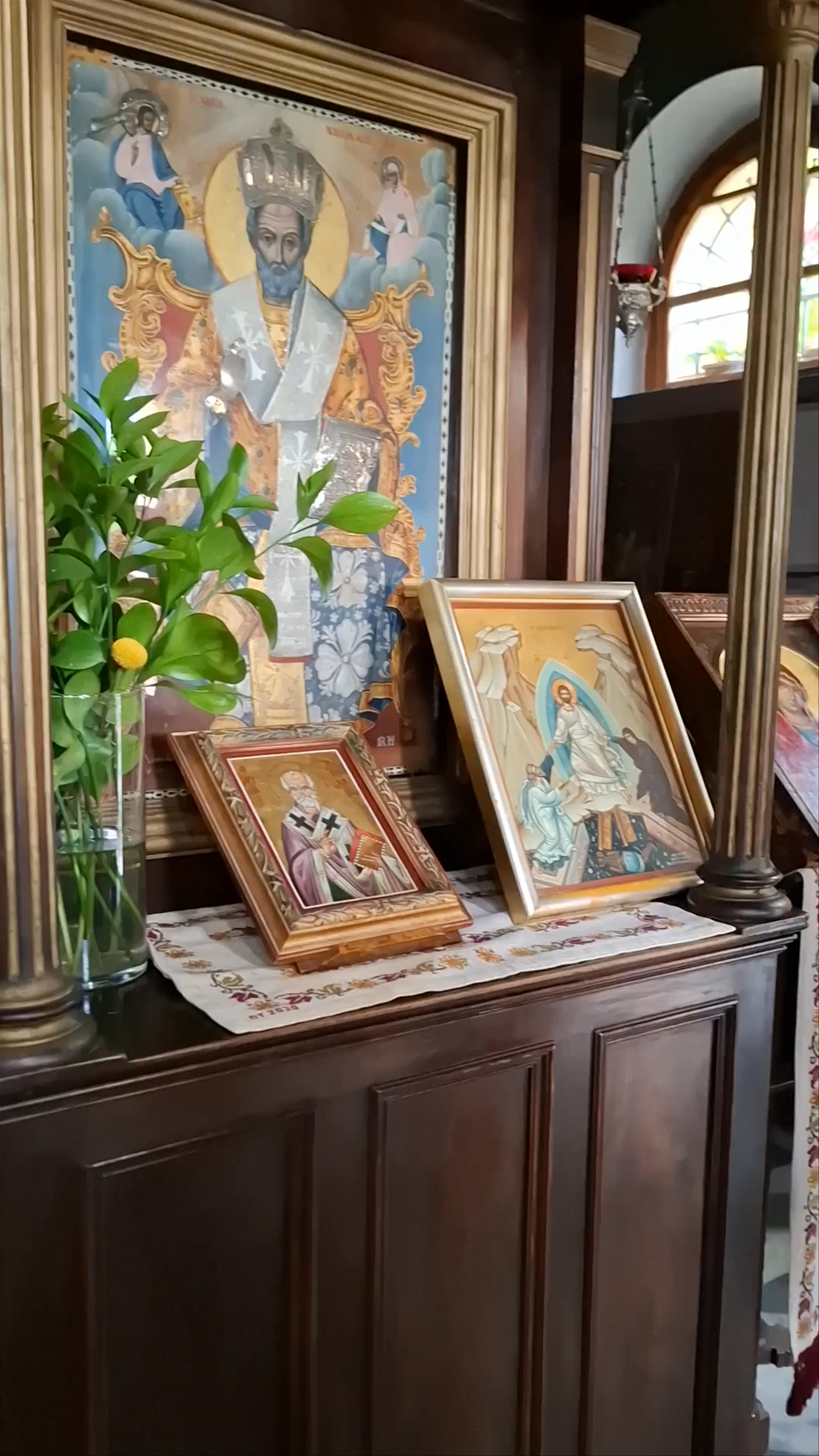 Sacred Serenity inside Holy Church of Saint Nicholas Rangavas, Athens