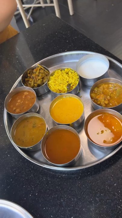 Udupi Palace - South Indian Thali - so filling! - Indian Near Me - Artesia, California