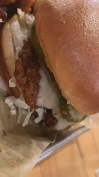 Bagger Dave's - New hot chicken sando - Burgers Near Me - Birch Run, Michigan