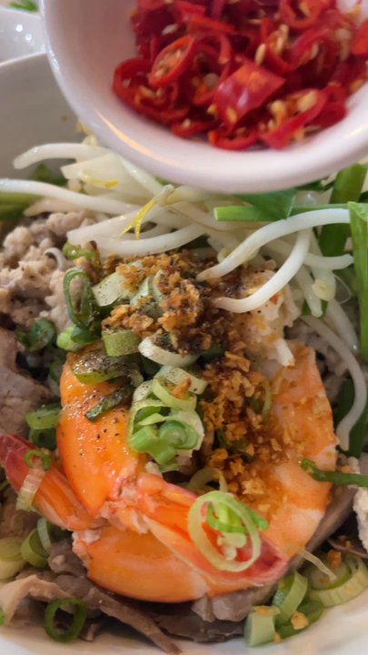Gypsy Cafe - Hu tieu my tho dry version - Coffee & Tea Near Me - Westminster, California