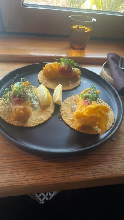 Mezcla - TACOS DE PESCADO close up - Mexican Near Me - Columbus, Ohio