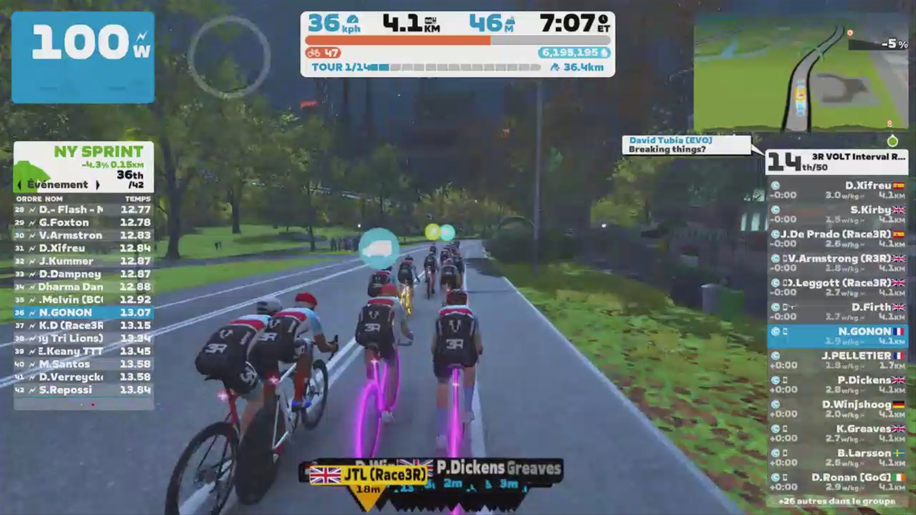 Zwift - Group Ride: 3R VOLT Interval Ride [~2.6-3.2 w/kg avg] (C) on LaGuardia Loop in New York