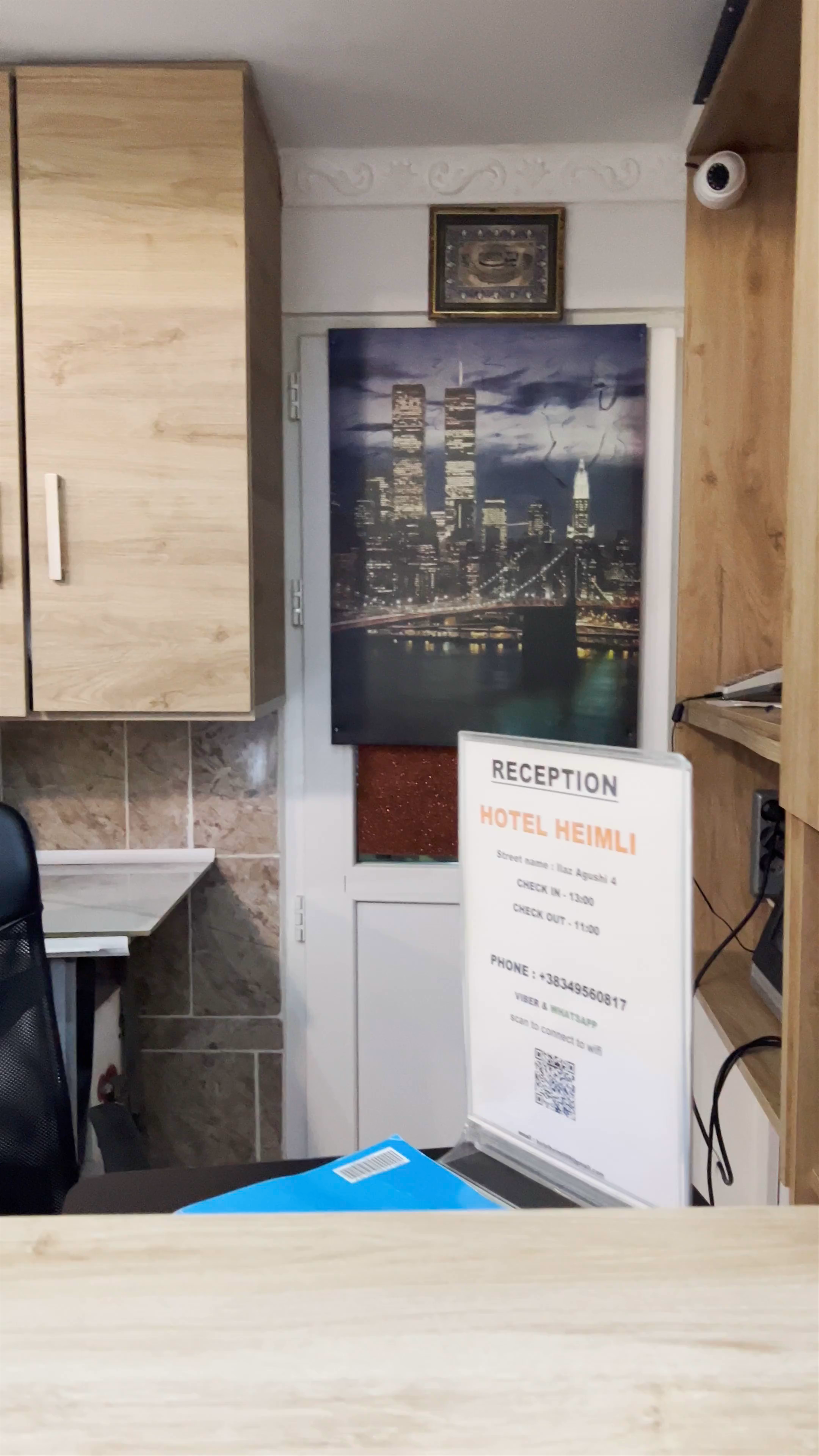 Hotel Heimli Reception and Interior Tour in Pristina