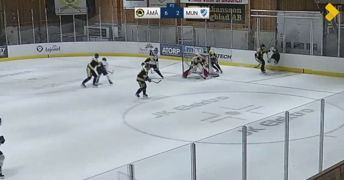 Mikko Kärjä Delivers a Heavy Hit | Åmåls SK Defensive Highlight