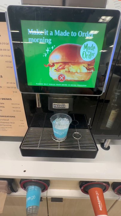 Amazon Go - Iced Latte - Convenience Stores Near Me - Torrance, California