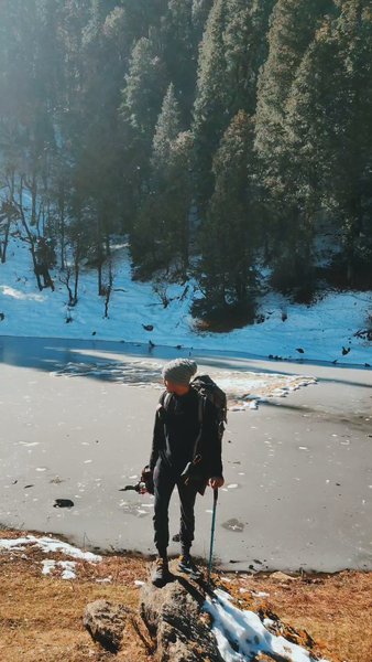 Photo of Frozen lake of kedar