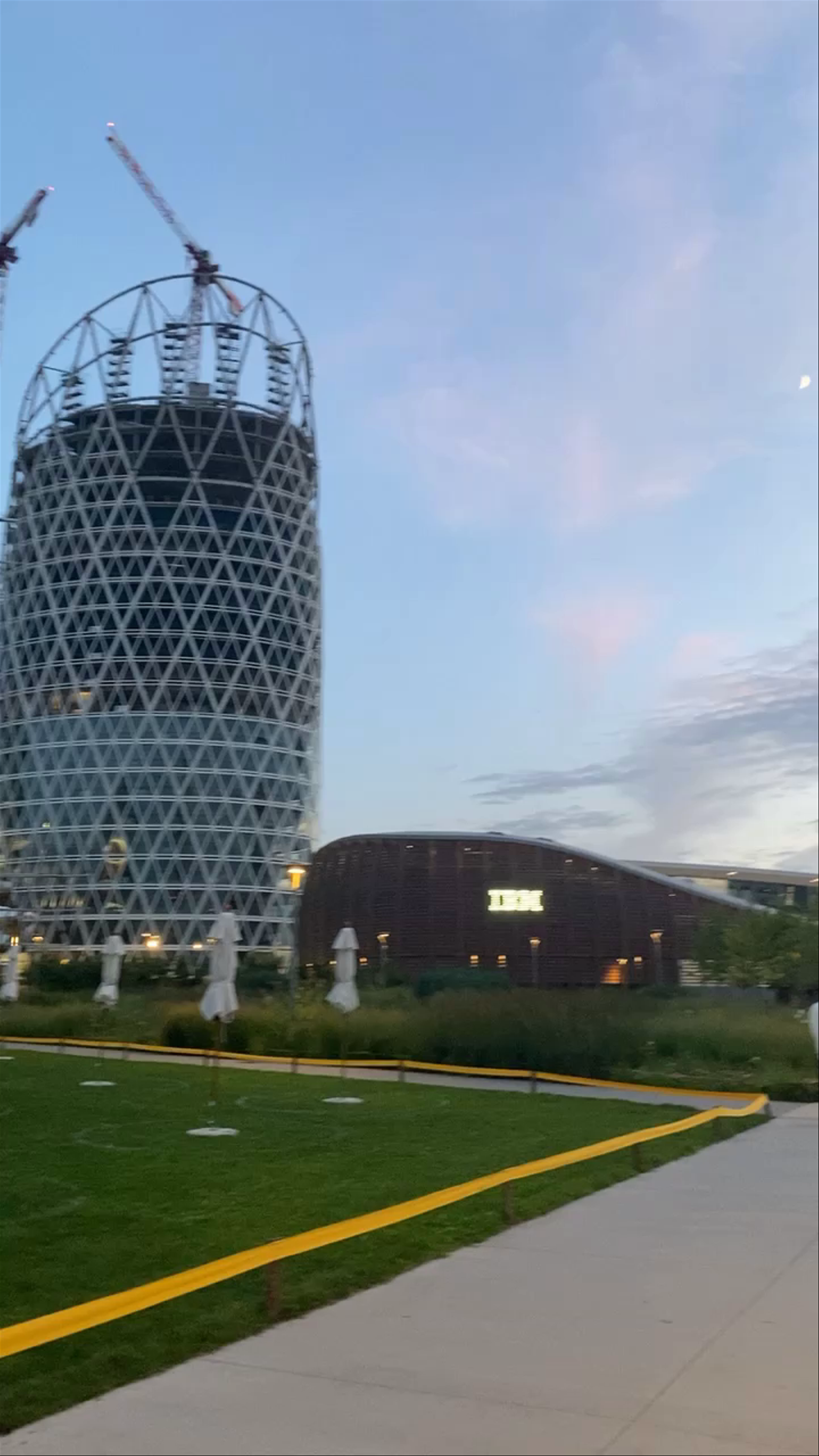Evening Stroll at Parco Biblioteca degli Alberi, Milan