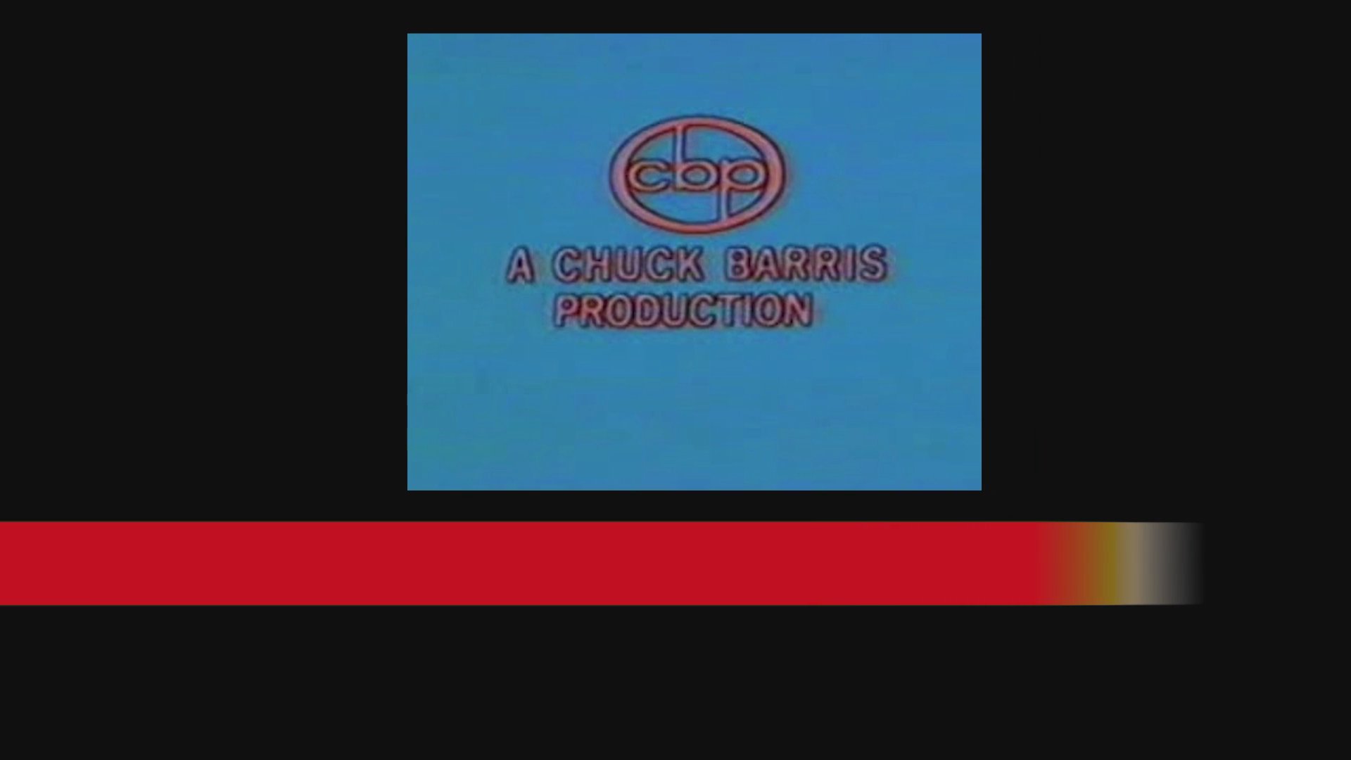 Chuck Barris appears in a black-and-white portrait before transitioning to the blue production logo for Chuck Barris Productions.
