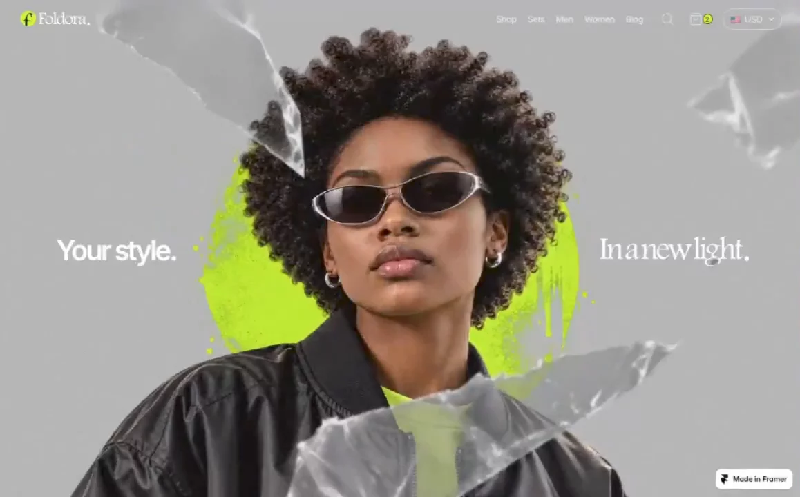 🔥 Foldora is now live at @Framer !  a well crafted template for fashion stores, Integrated Framer ↔ Shopify 🛍️interactive hero section, a multi-product showcase, and market-changing features designed to help you sell worldwide, built for heavyweight online stores.