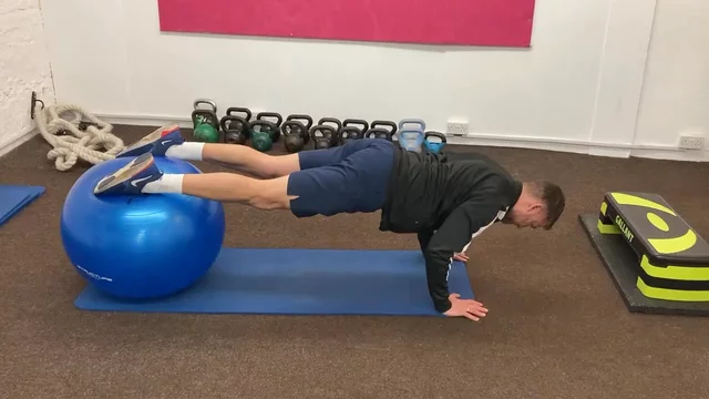 H - Swiss Ball Push-up