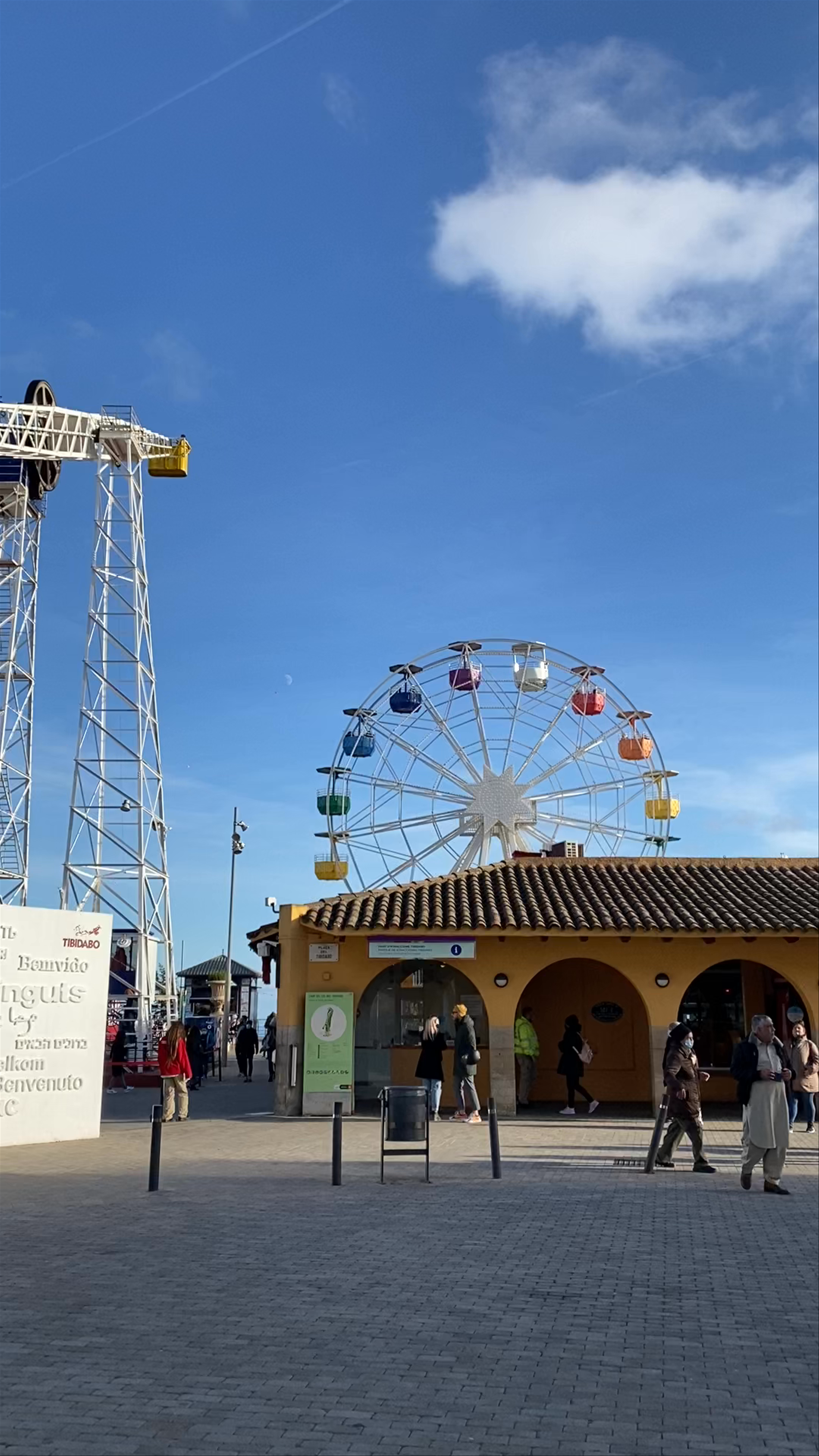 Tibidabo Amusement Park: A Sunny Day at Barcelona's Iconic Hilltop Funfair