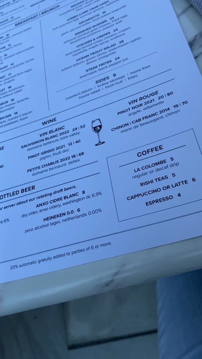Le Sel - Brunch menu - French Near Me - Washington, DC, District of Columbia
