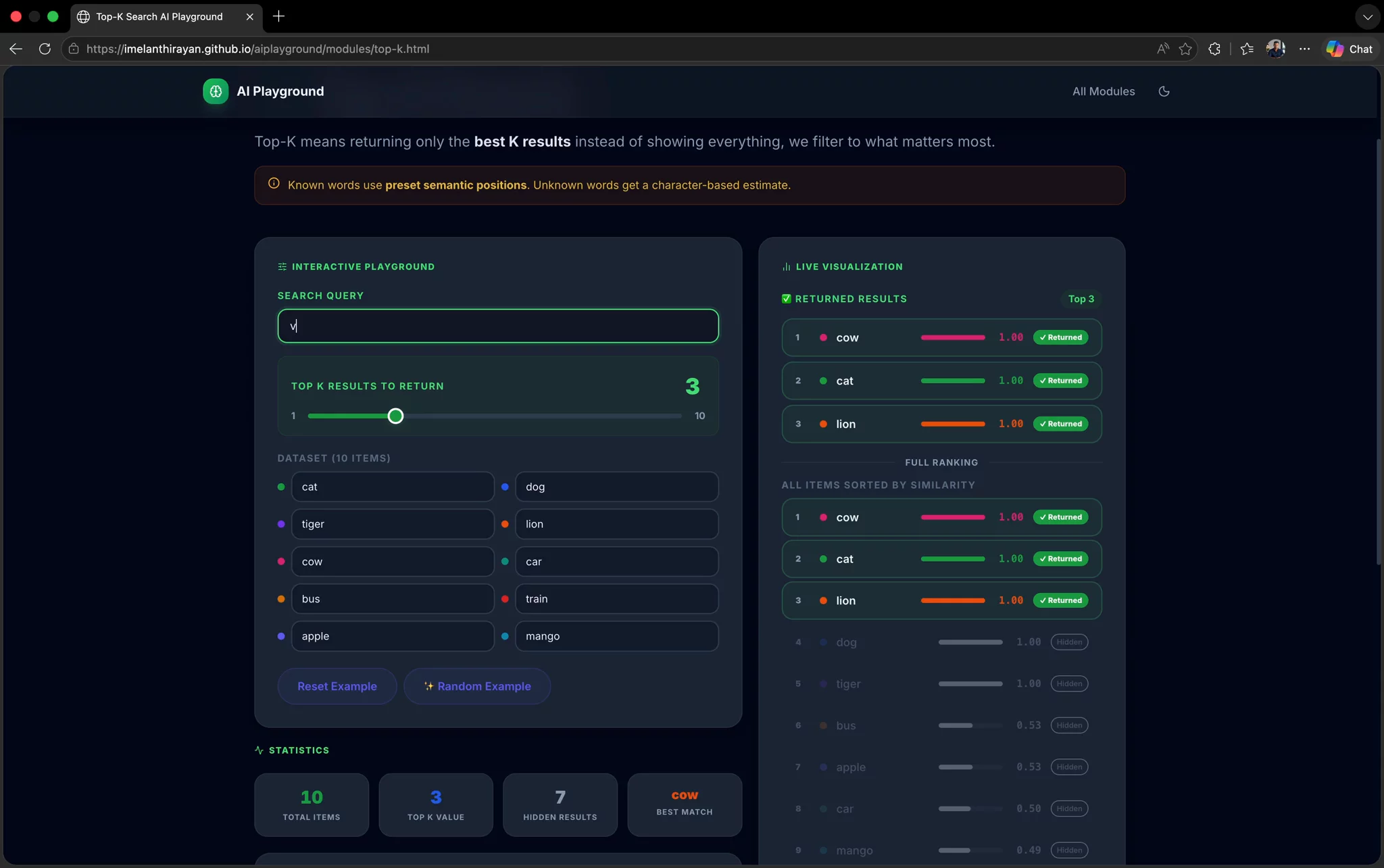 AI Concepts Playground image 1
