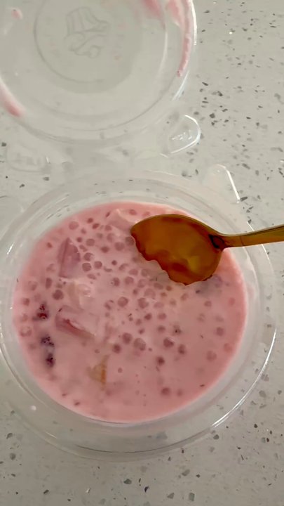 Simply Desserts - Strawberry Lychee Sago - Desserts Near Me - Chantilly, Virginia
