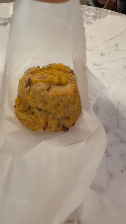 Covenant Coffee - Cheddar and bacon scone - Coffee & Tea Near Me - Bakersfield, California