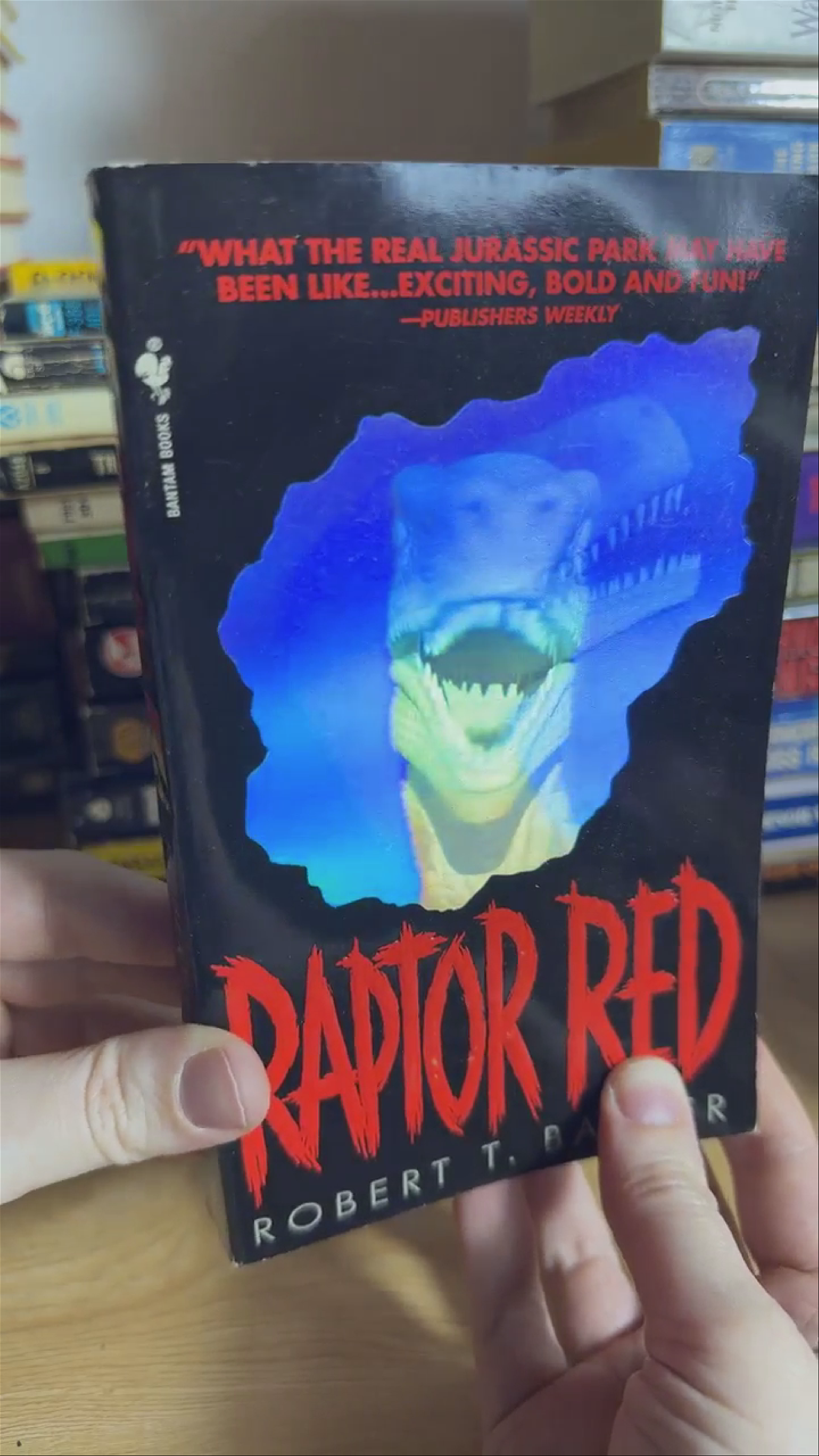 Zig Cries Over A Holographic Raptor