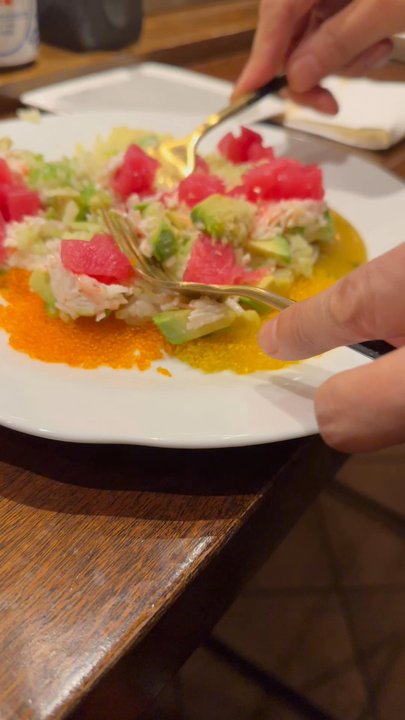Kai Sushi - Jana mixed up our ahi Ahi Tower - Sushi Bars Near Me - Leander, Texas