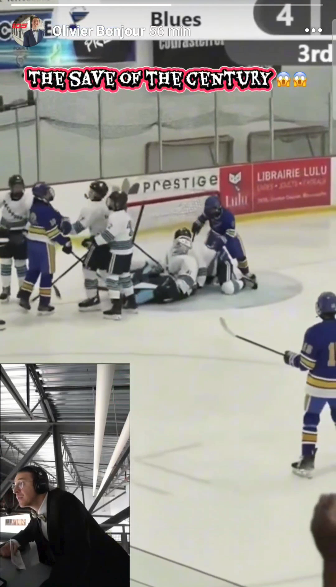 William Coursol: Defensive Key Saves from #NHLKids #OlivierBONJOUR