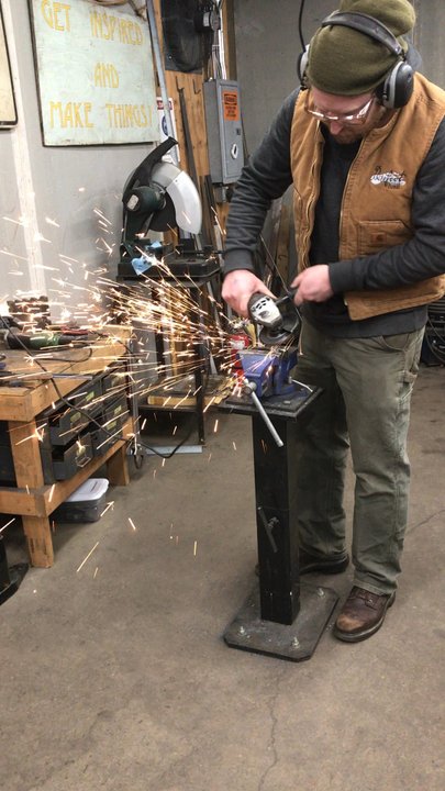 The Barefoot Forge - Getting the rings funky. - Metal Fabricators Near Me - Allison Park, Pennsylvania