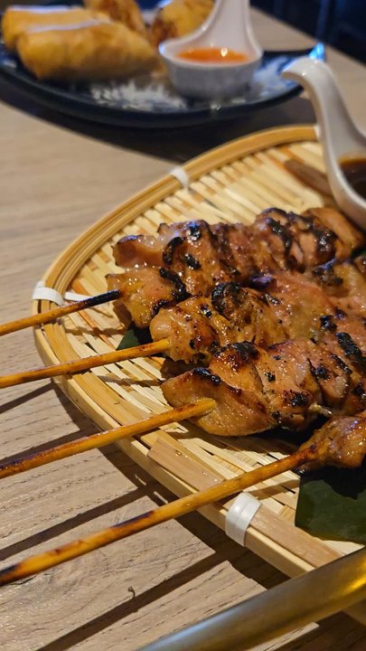Thai Basil - grilled porkm belly skewers - Thai Near Me - Richmond Hill, Ontario