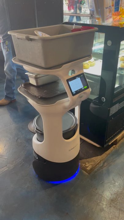 Moon Valley Cafe - Automated Robot bussboy very kool - Breakfast & Brunch Near Me - Phoenix, Arizona