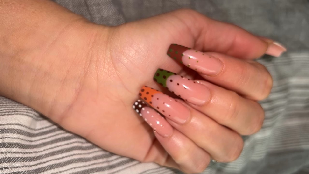 Lucky Nails And Spa - Tim did his thing with these designs and fill In - Nail Salons Near Me - Lodi, New Jersey