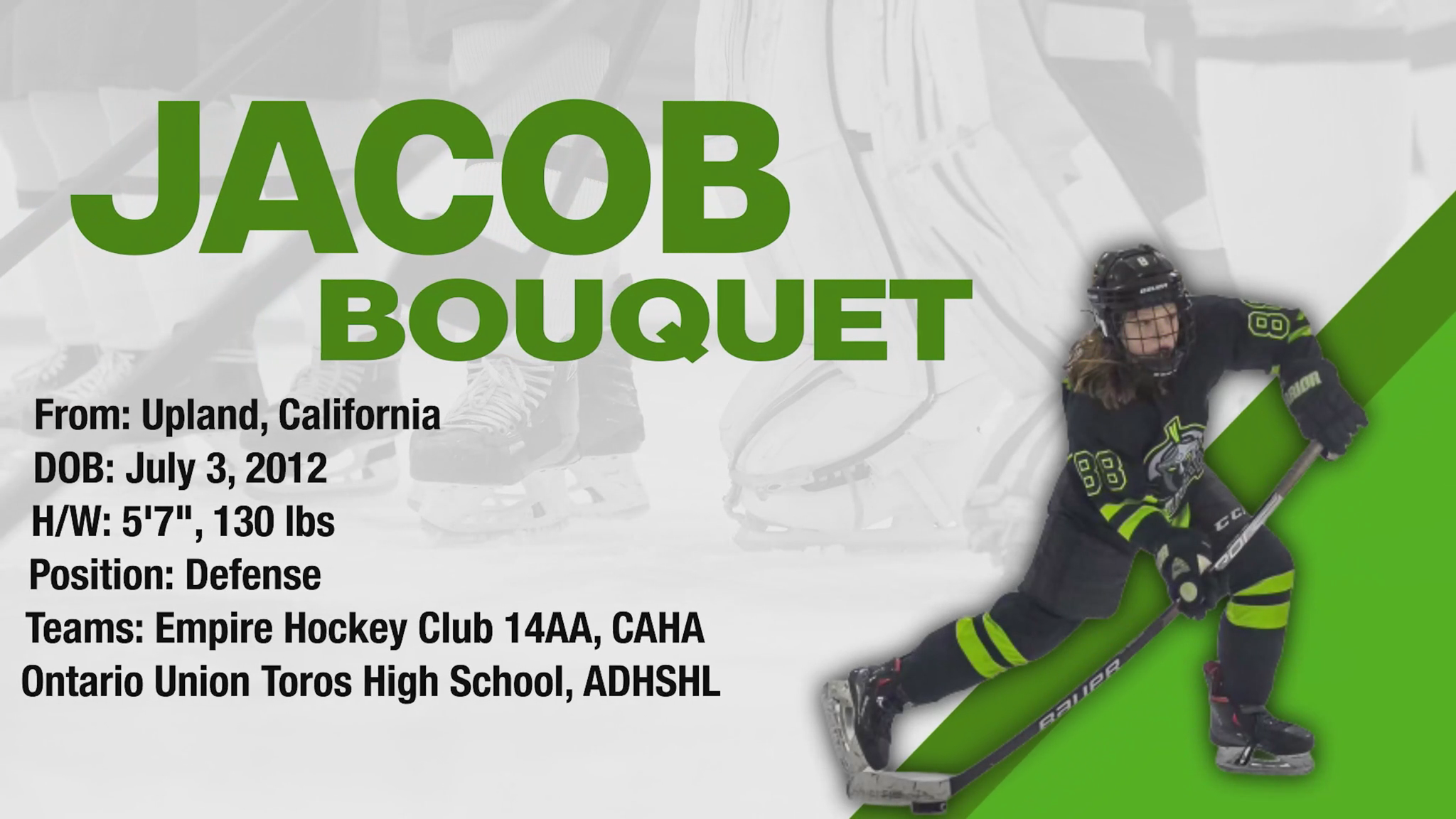 Jacob Bouquet's Stellar Highlights: Goals & Plays from Empire Hockey Club