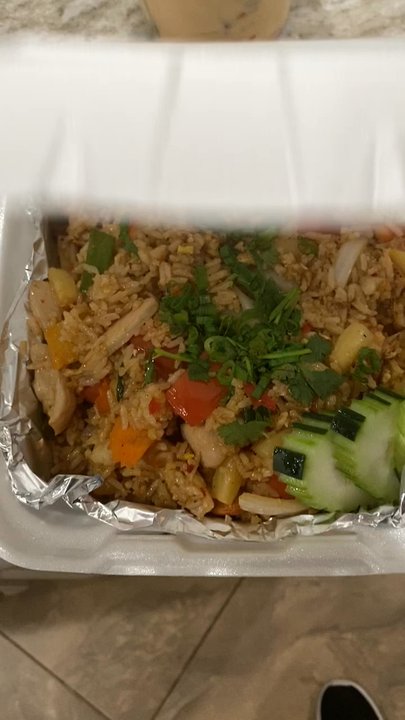 TomYumKung Thai Cafe - Yummy pineapple fried rice and Tom kha soup - Thai Near Me - Carrollton, Texas