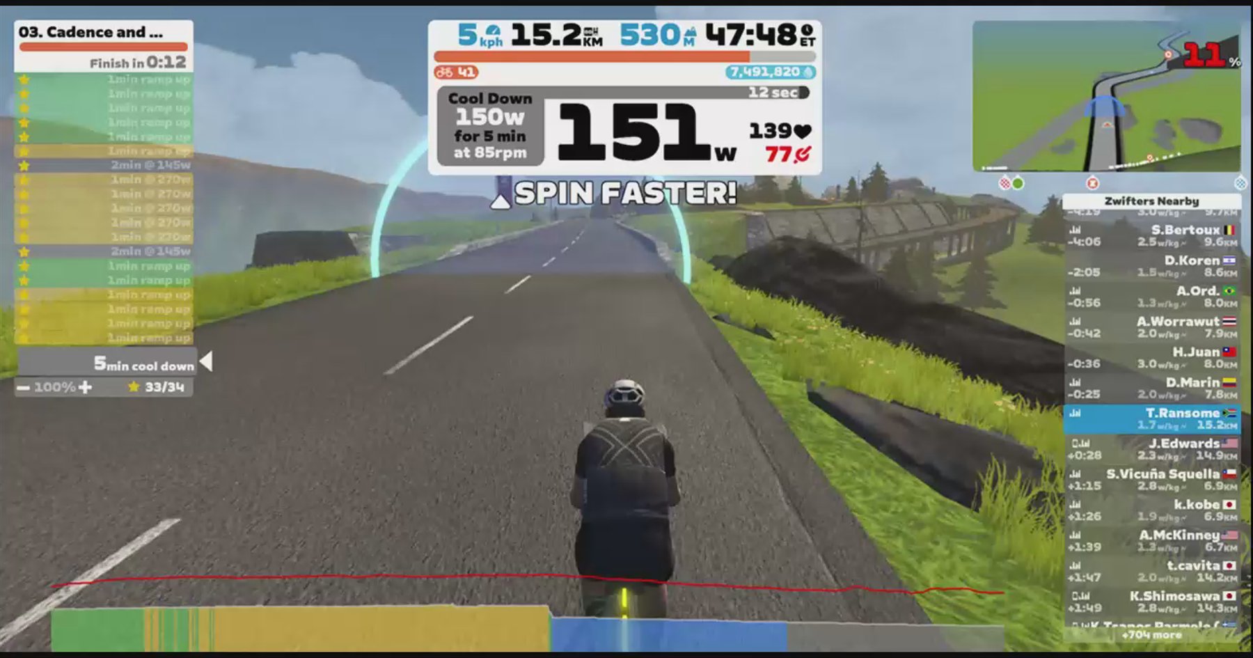 Zwift - 03. Cadence and Cruise in France