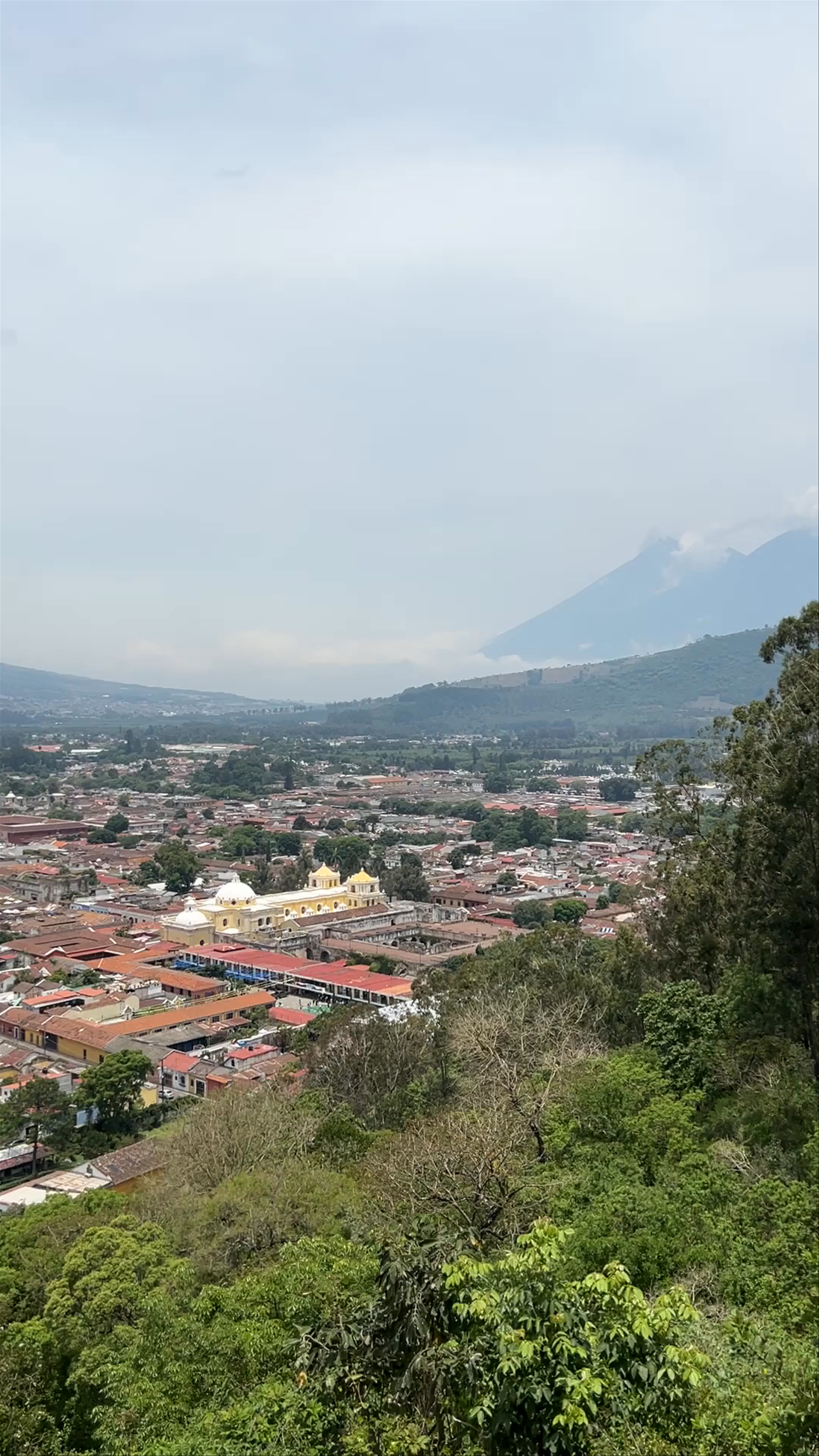 Spectacular Panoramic View from Cerro de La Cruz, Antigua Guatemala