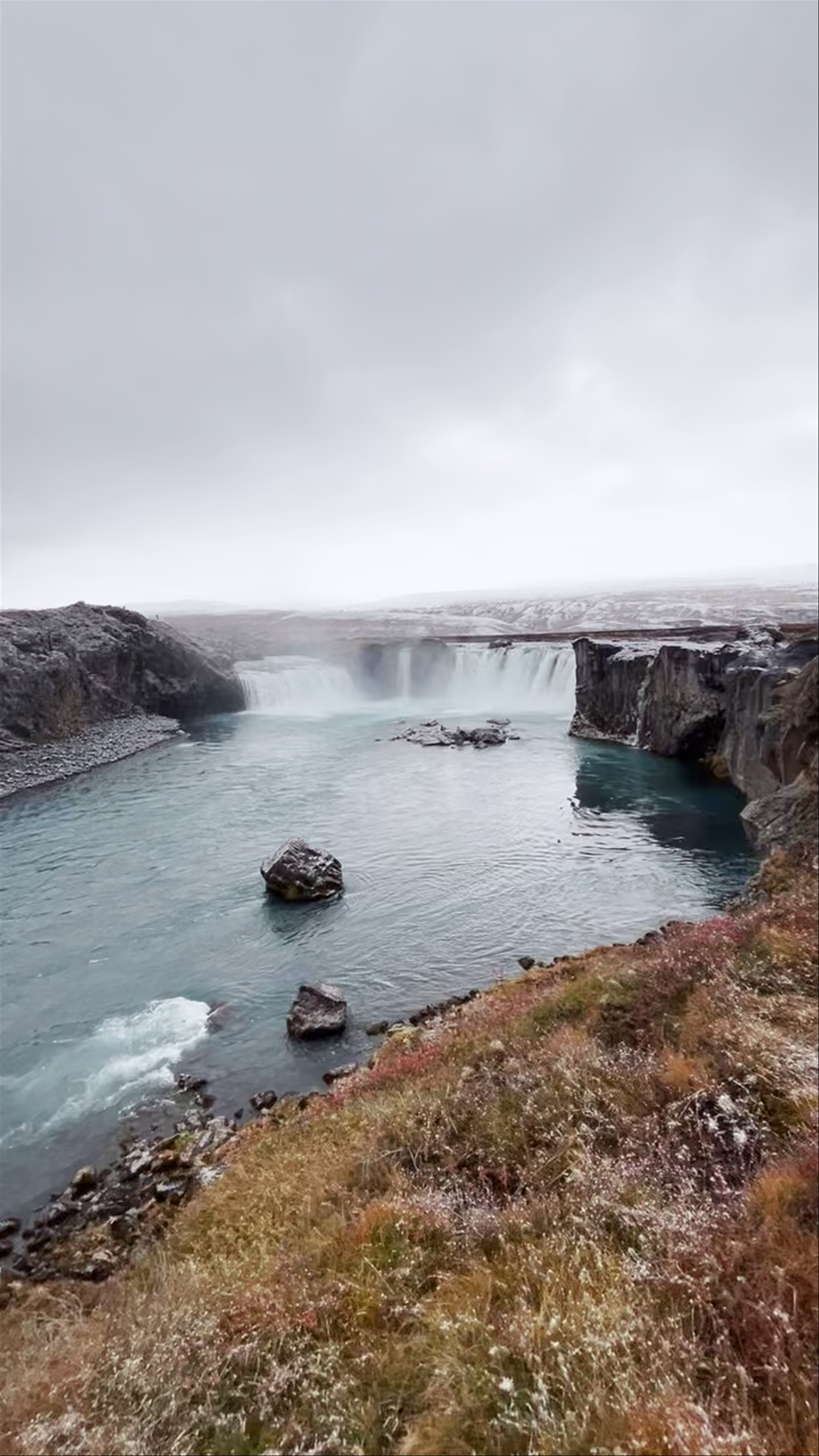 Goðafoss Waterfall at Fosshóll, Iceland - Majestic Nature Escape