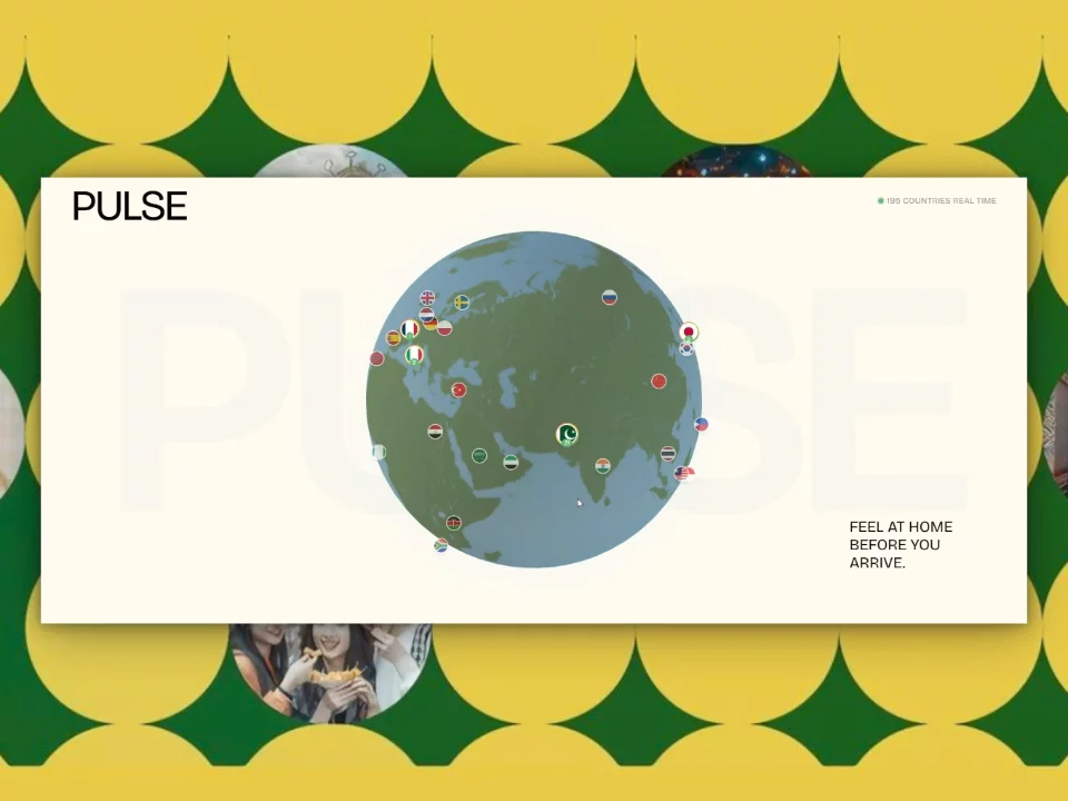 I may have spent 8,000 Figma Make credits building Pulse, but turning random 2 AM ideas into real products is apparently my favorite hobby.It's been exciting to share PULSE with my community and watch people test it live from different places.Pulse is a live community layer for Earth, where locals share real-time insights about culture, fashion, food, events, language, and everyday life, helping travelers connect human-to-human before they arrive.Simply explore the globe, find a country, and click to open its live cultural dashboard. Discover what's trending and what people are wearing, celebrating, eating, and talking about, all shared by the community living there. Check out a short walkthrough video below.