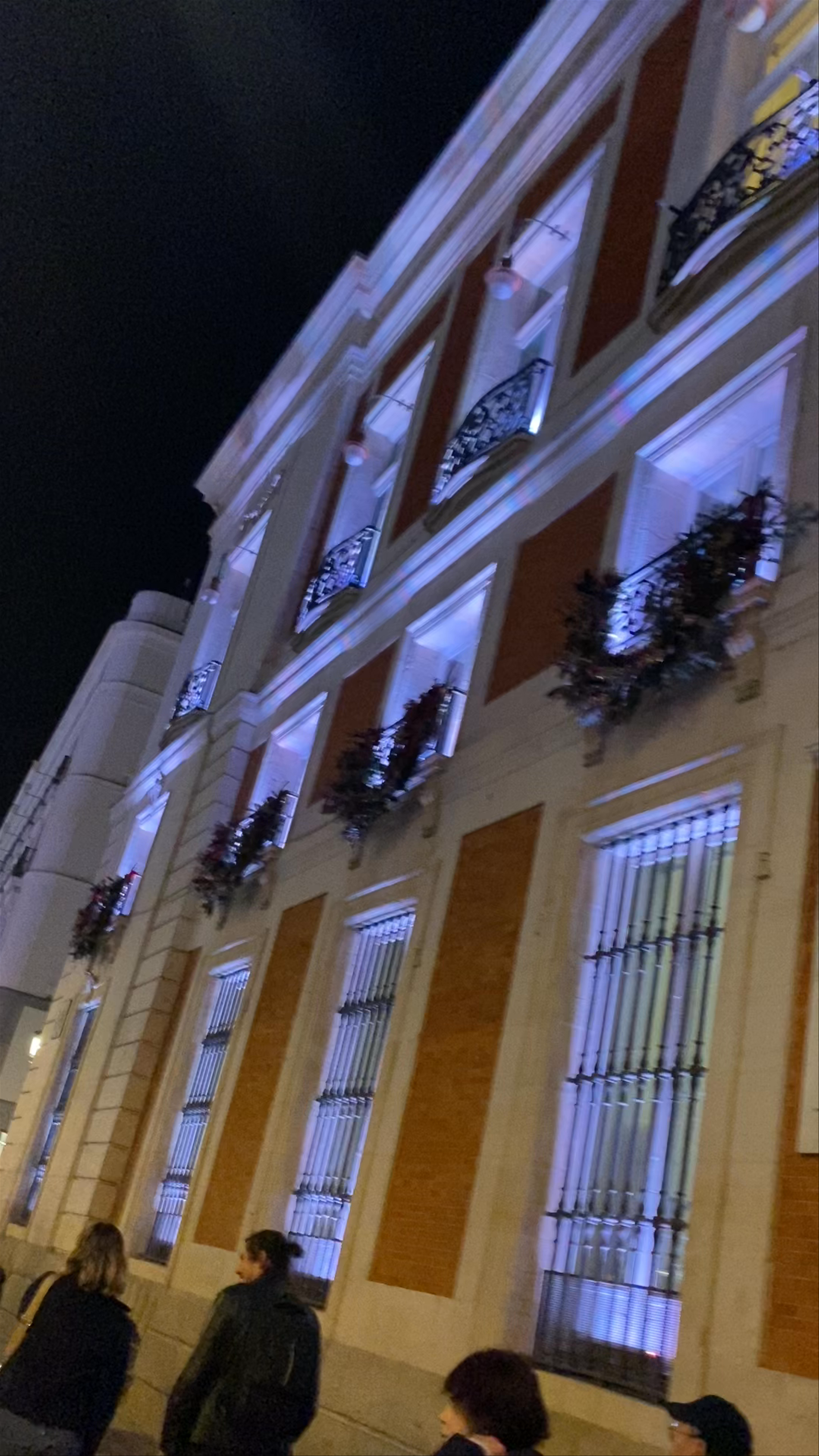 Reloj de la Puerta del Sol: Nighttime Stroll in Madrid's Iconic Square