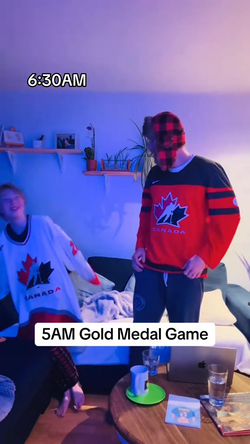 5am puck drop. Tried to whisper. That didn’t last.