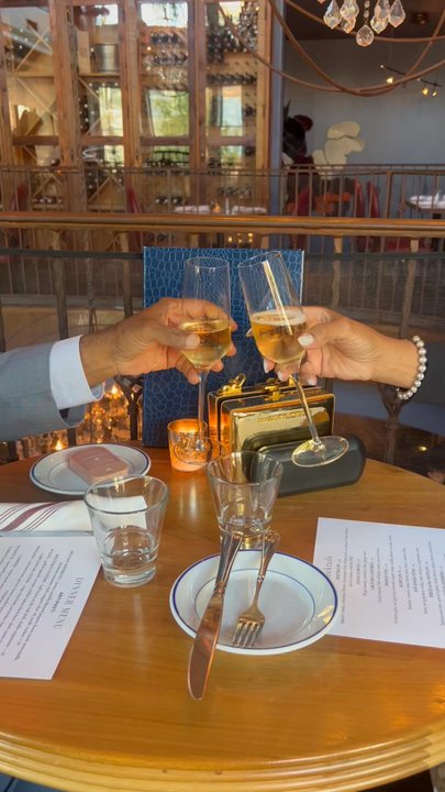 Rubicon - Complimentary champagne for our anniversary dinner - Cocktail Bars Near Me - Harrisburg, Pennsylvania
