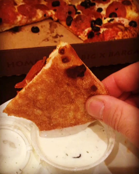 Pizza X - dip anything and everything into the ranch sauce! - Pizza Near Me - Bloomington, Indiana
