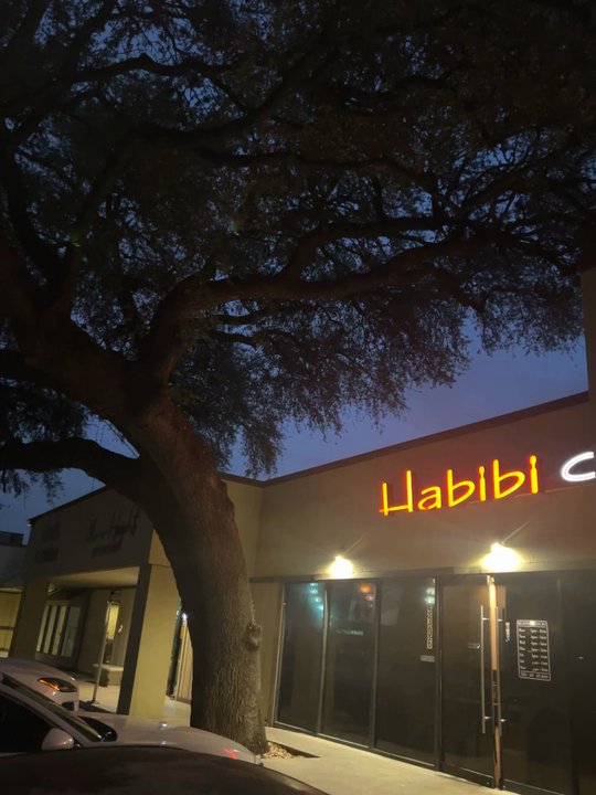 Habibi Cafe - Beautiful deck and trees! Helped create the vibe for sure. - Hookah Bars Near Me - San Antonio, Texas