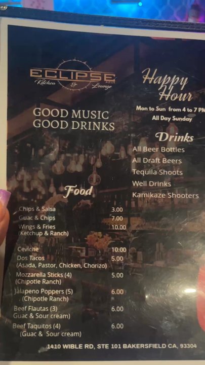 Eclipse Azul Kitchen & Lounge - Lounges Near Me - Bakersfield, California