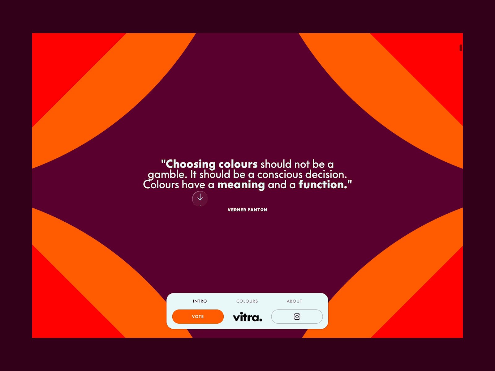 Thumbnail for panton.vitra.com, a Framer Experts site by Analogue Agency.