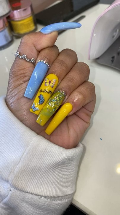 PK Nails And Spa - Rosie as always her freestyle sets are amazing . Rosie, Bo and Stew are the best nail techs on South Houston ! Thank you. - Nail Salons Near Me - Houston, Texas
