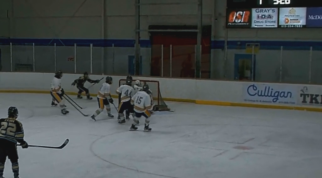 Liam Bartlett's Impressive Drop Pass Leads to Stunning One-Timer Goal