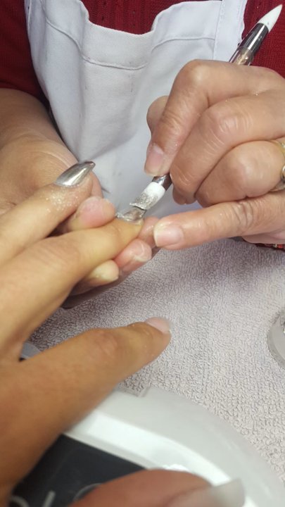 Justin Nails - They have chrome and hologram - Nail Salons Near Me - Anaheim, California