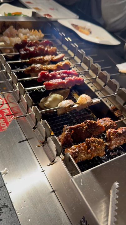 Golden Time BBQ - Love this skewer action! - Barbeque Near Me - Houston, Texas