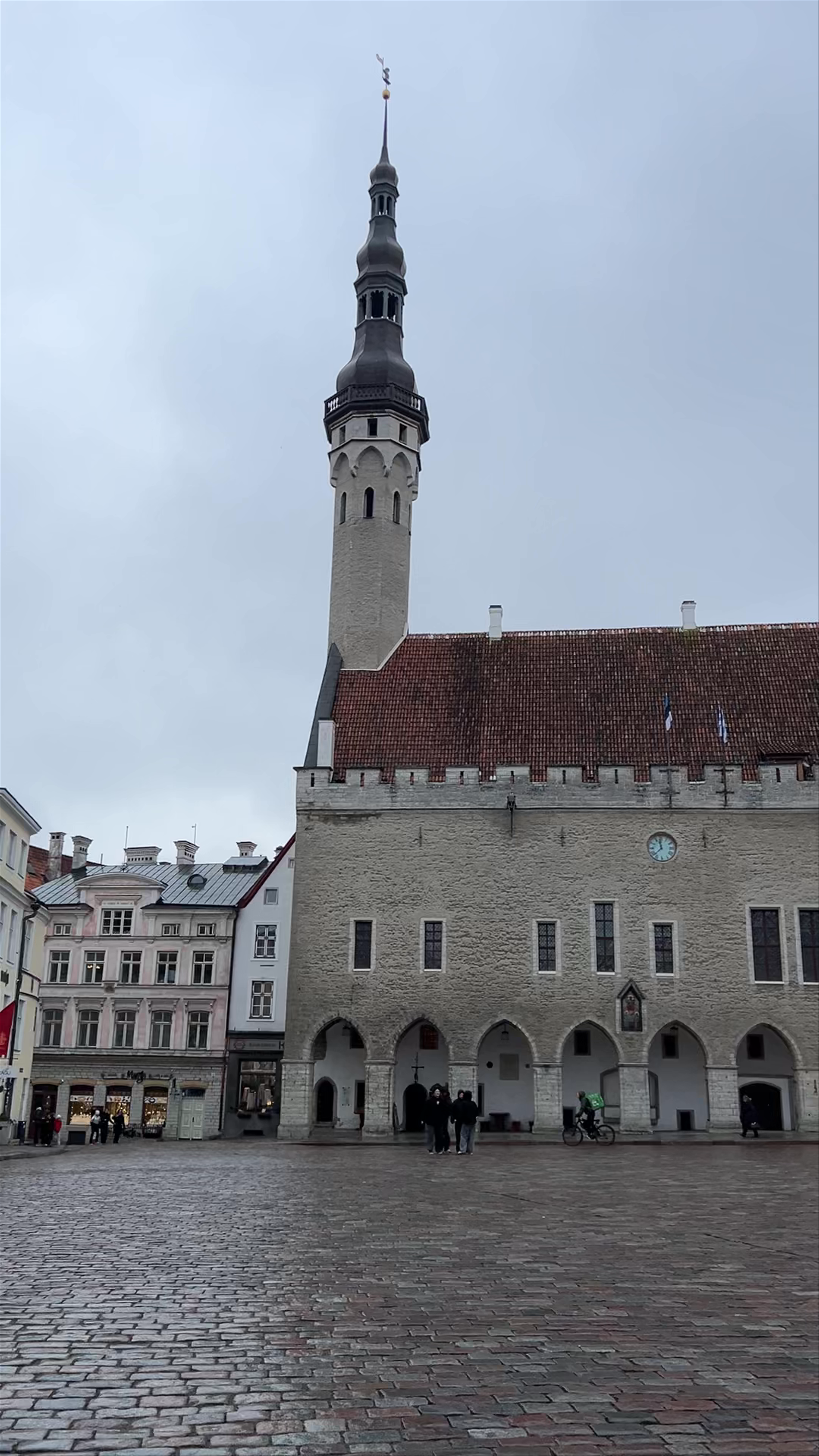 Strolling Through Tallinn Town Hall Square: Medieval Charm in Estonia