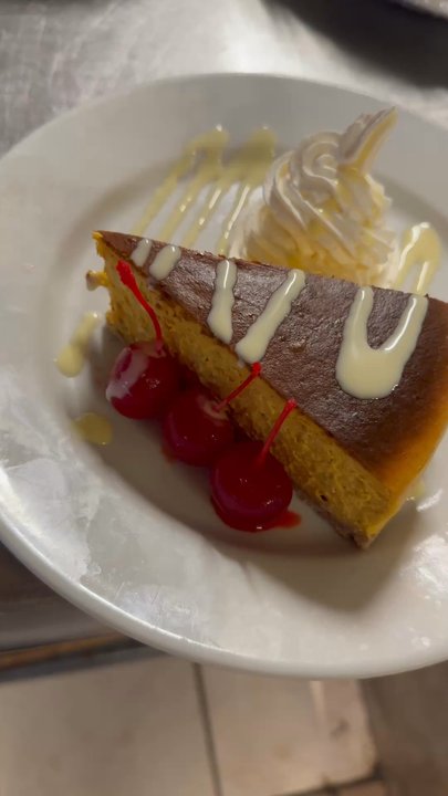 Aqua - Pumpkin cheesecake - Seafood Near Me - Clinton, Connecticut