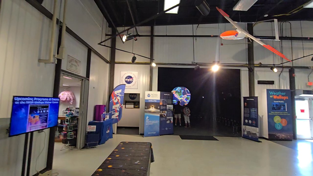 NASA - Wallops Flight Facility - Interior view of museum- visitors center - Visitor Centers Near Me - Wallops Island, Virginia